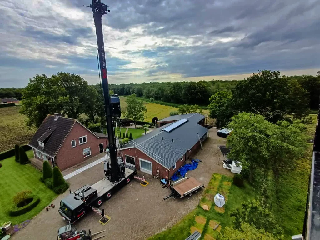 Renovated roof with skylight in Leende